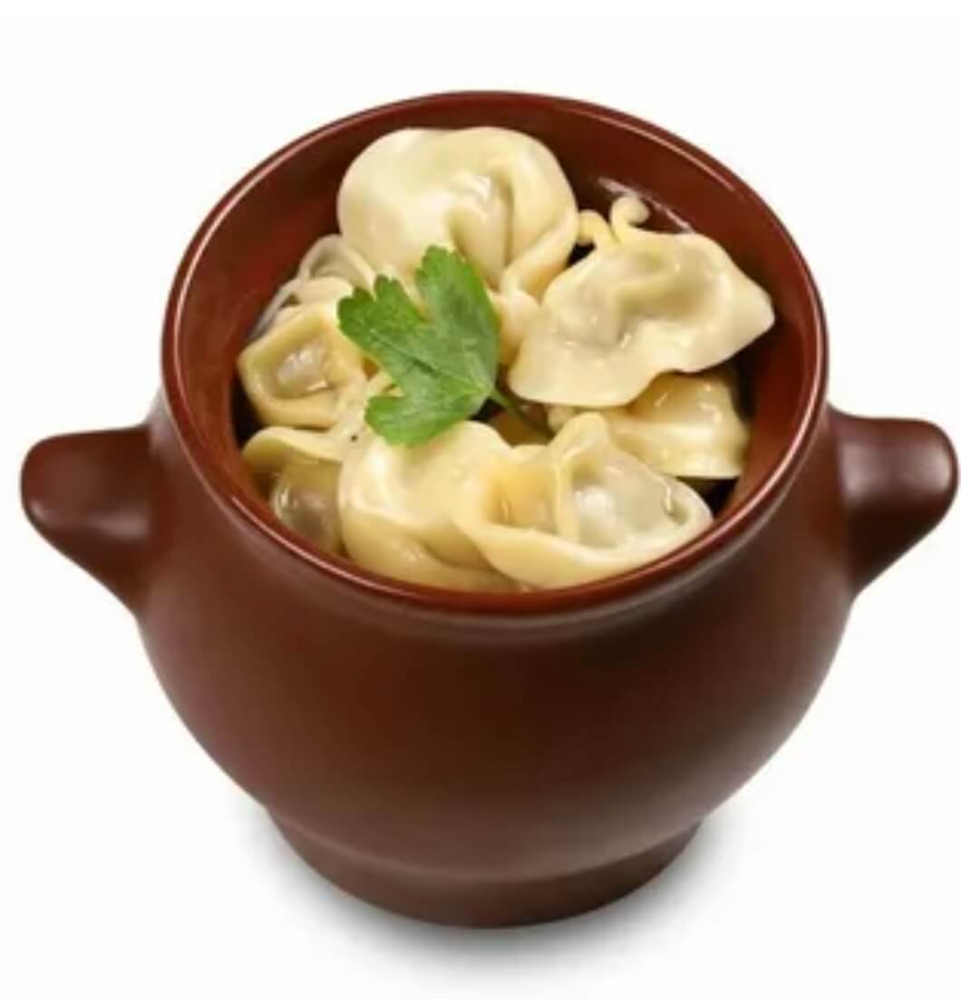 Пельмени в горшочке