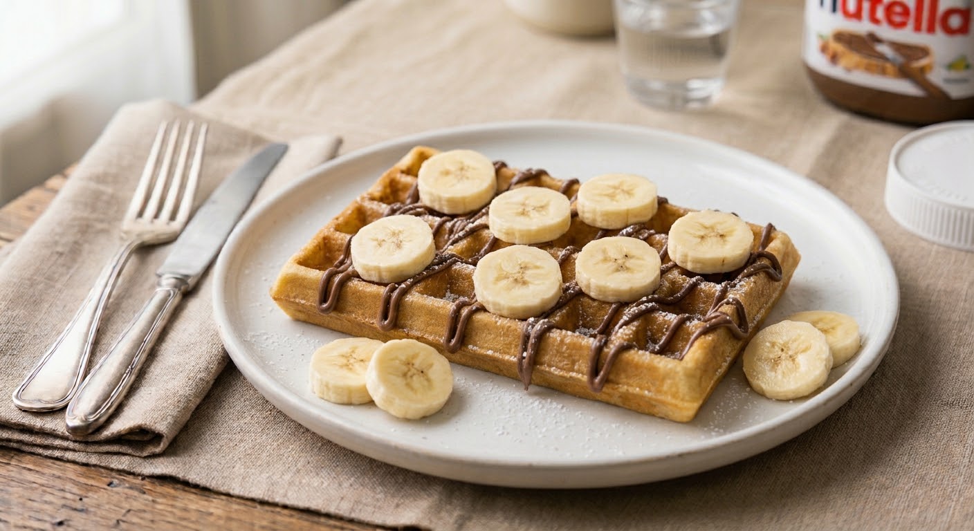 Gaufre Nutella Banane