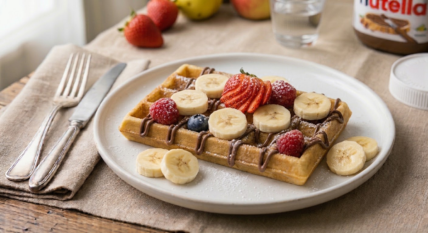 Gaufre aux fruits 