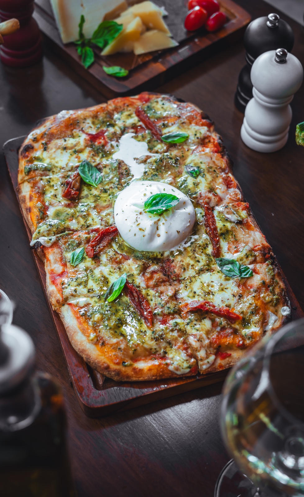 Burrata and Pesto