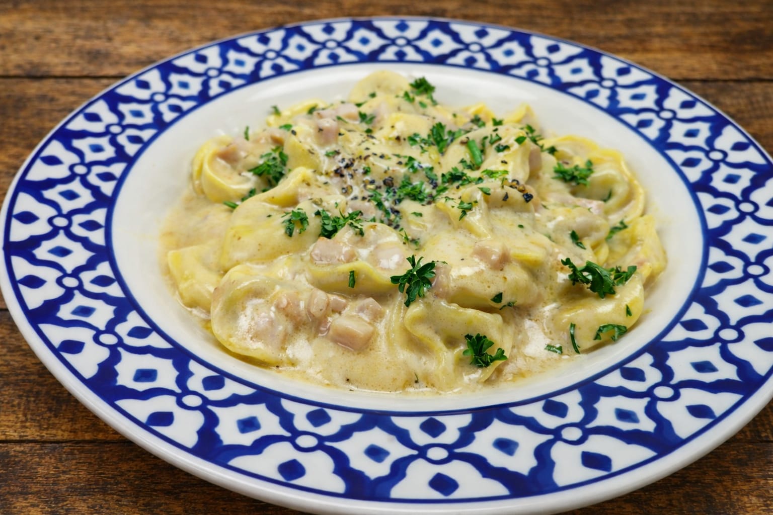 Tortellini Ham and Cream
