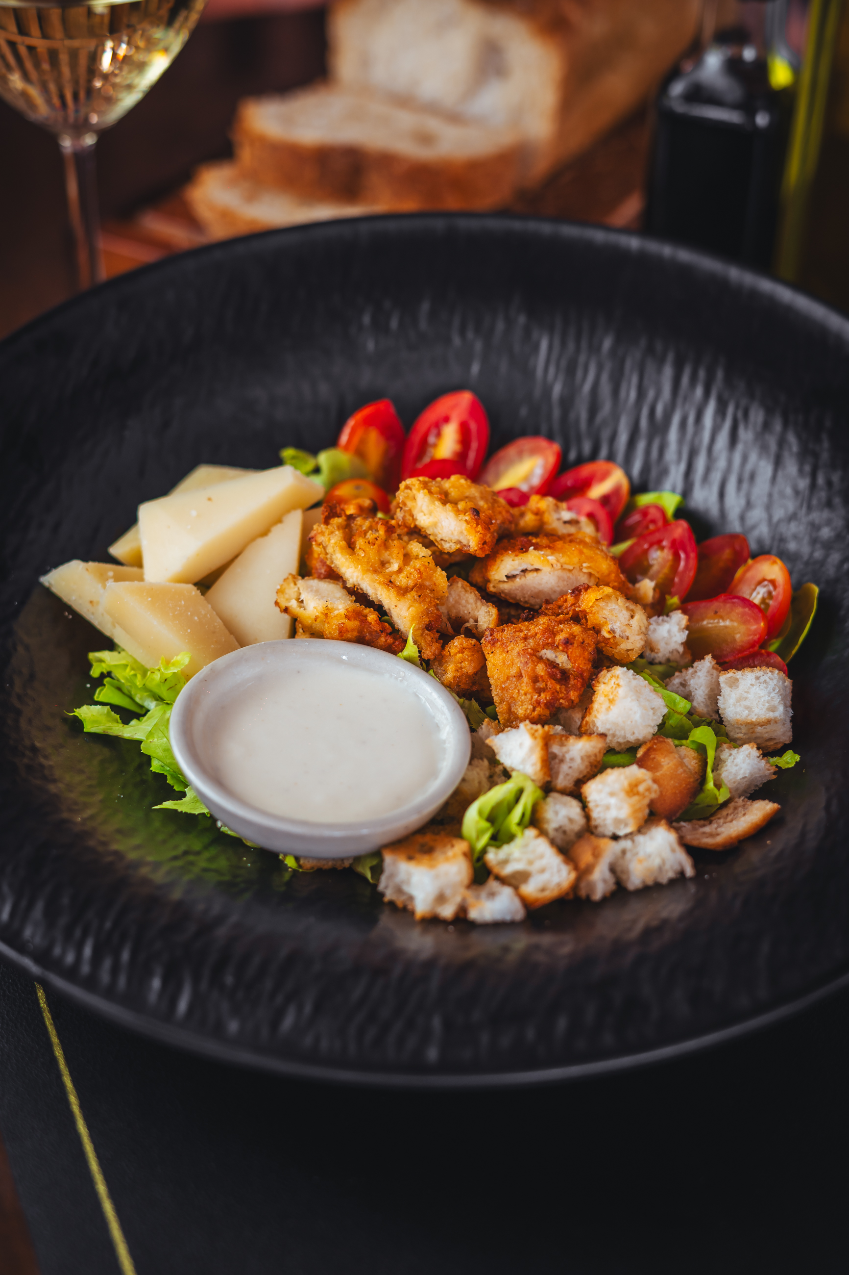 Crispy Caesar Salad