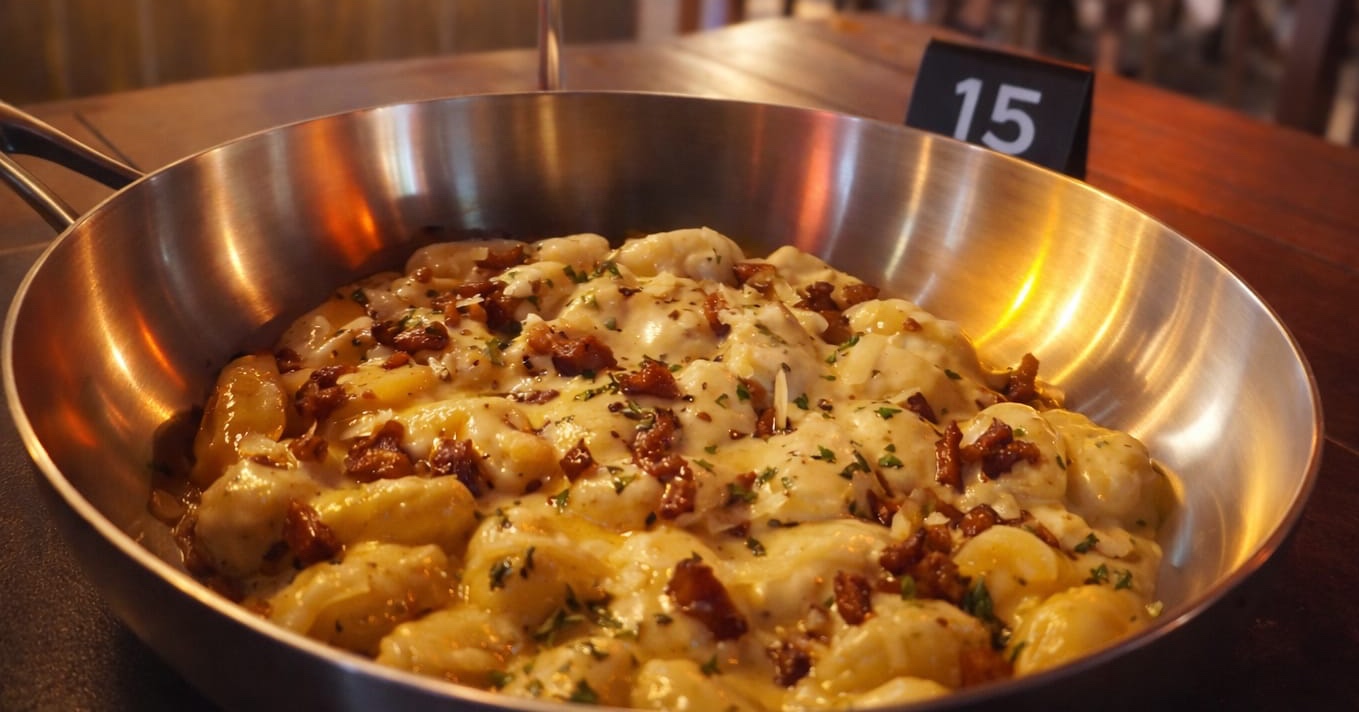 Gnocchi Speck and Taleggio