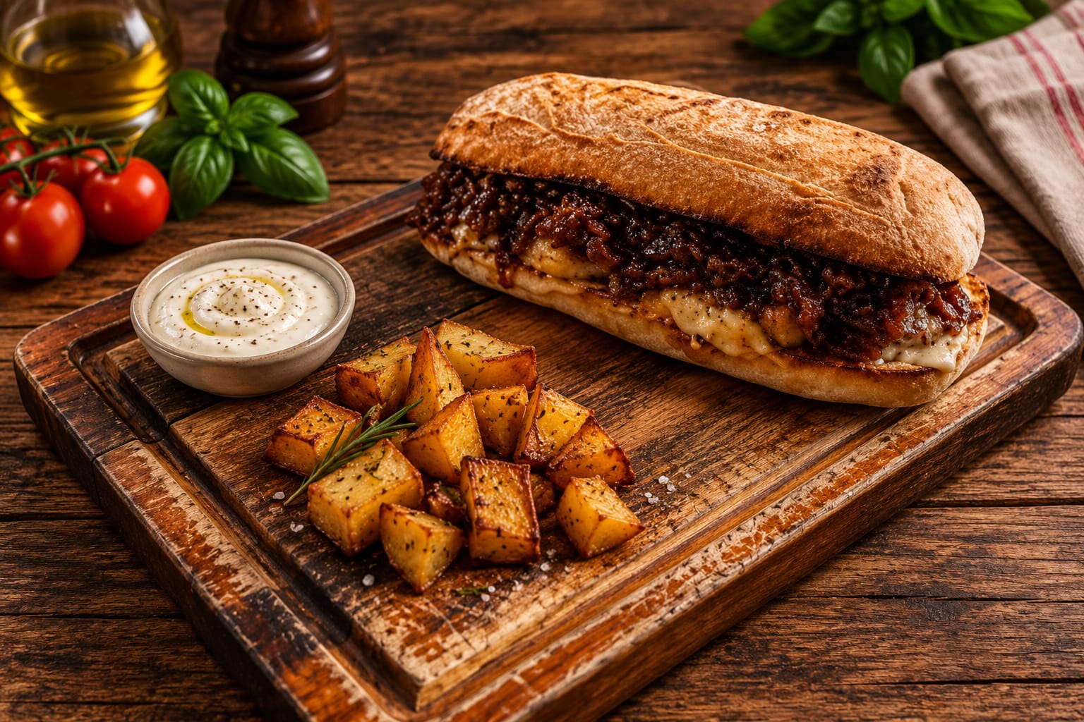 Bbq Steak and Cheese