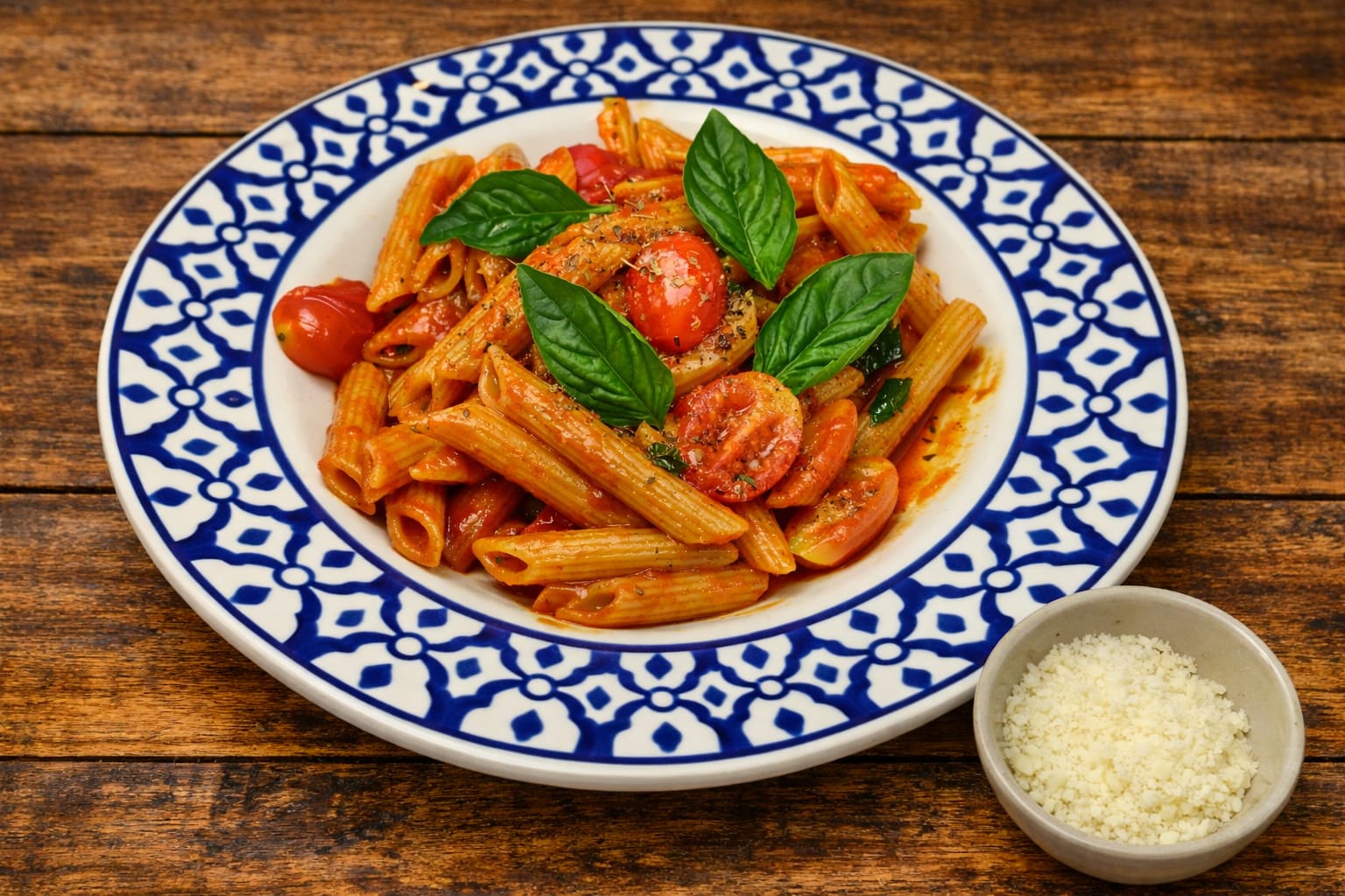 Penne Garlic Fresh Tomatoes