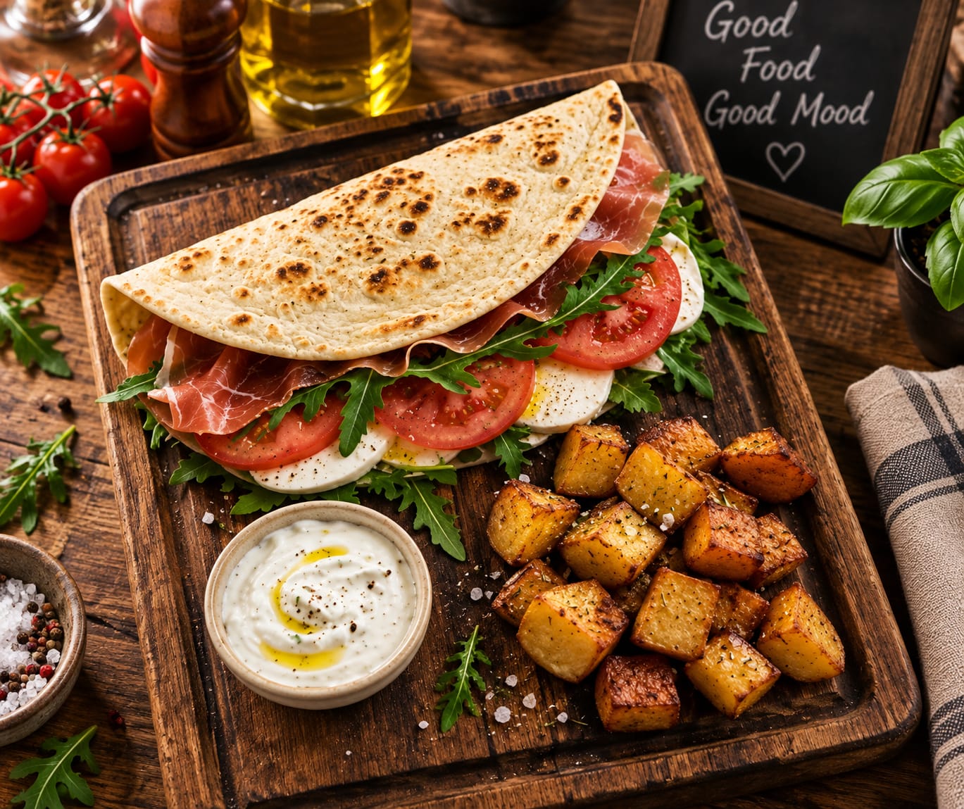Piadina Parma Ham