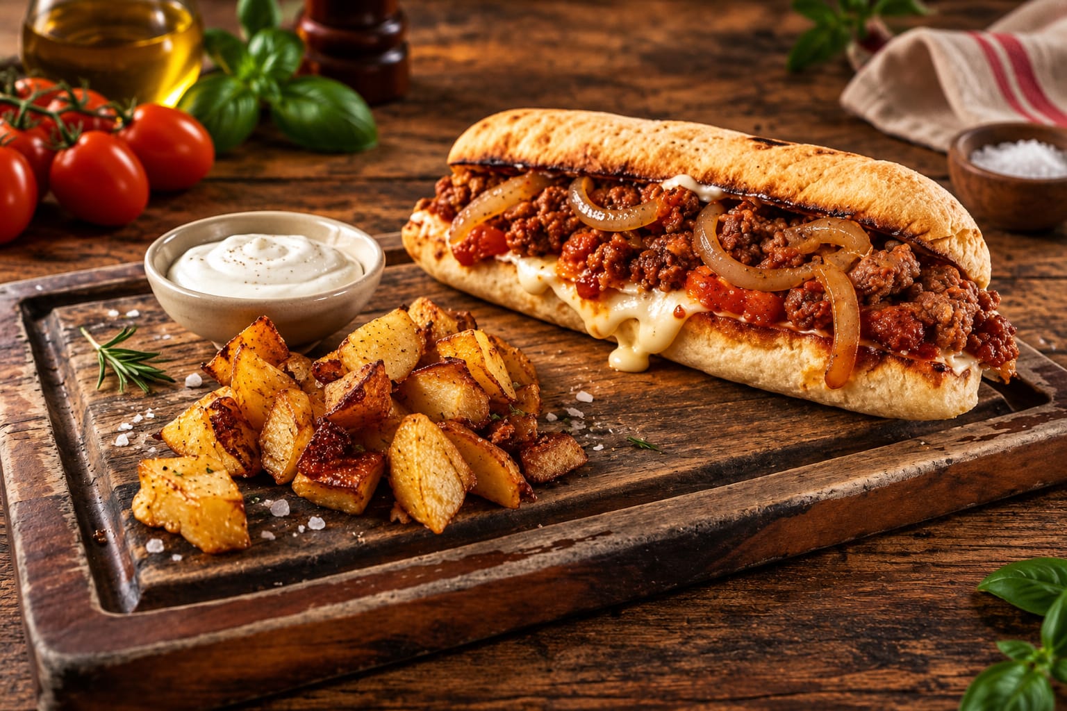 Spicy Sausage and Onion