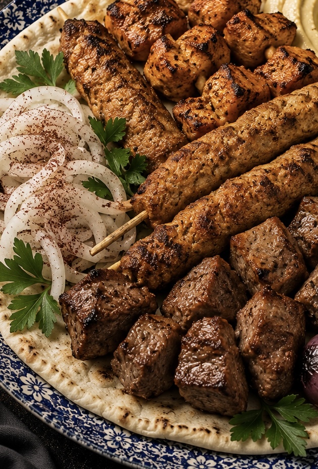Mex kebab and tikka