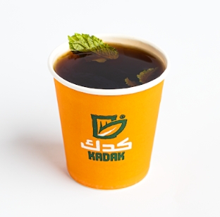 Black tea with mint - شاي أسود بالنعناع