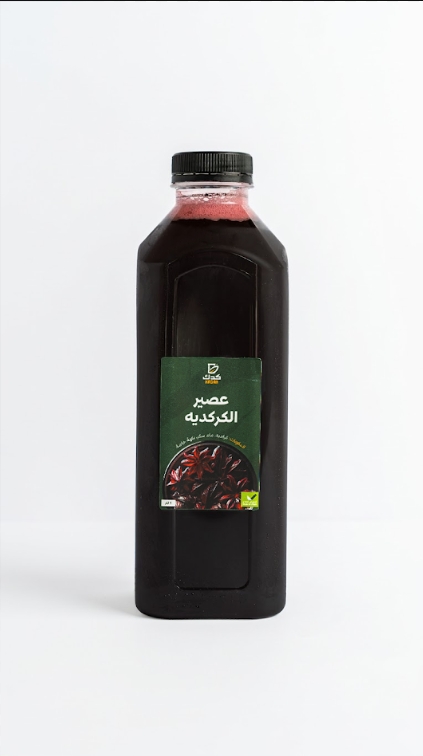 Hibiscus 1L bottle - كركديه علبة 1 لتر